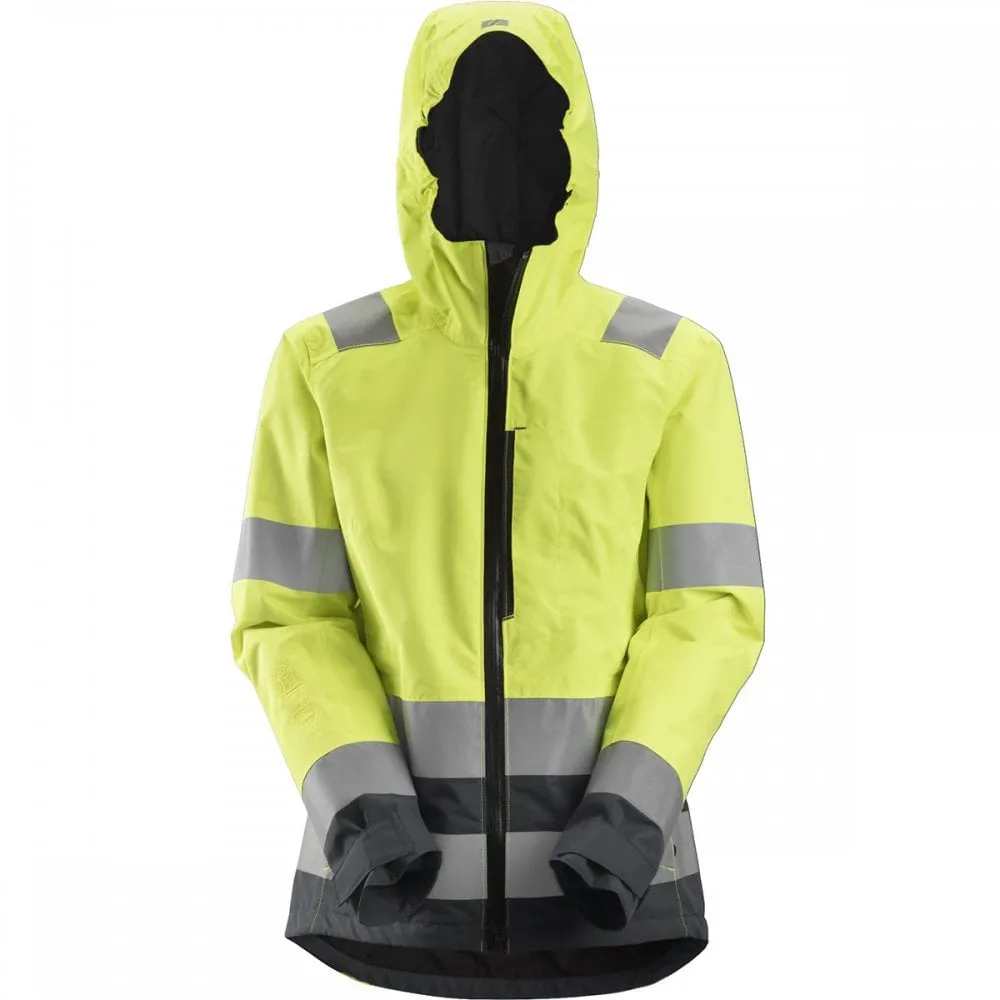 1347 AllroundWork, Womens High-Vis Waterproof Shell Jacket Class 2/3