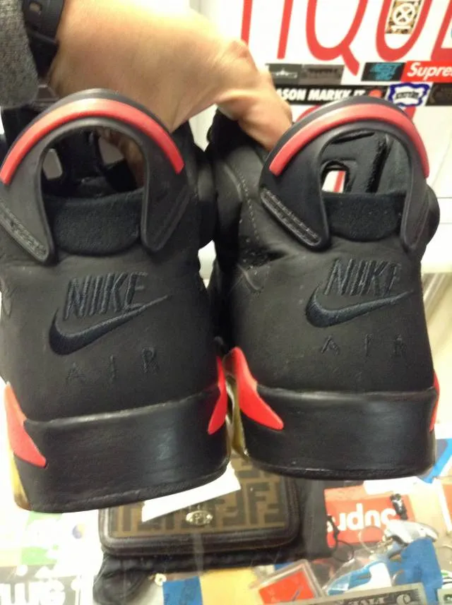 2000 nike air jordan vi black infrared