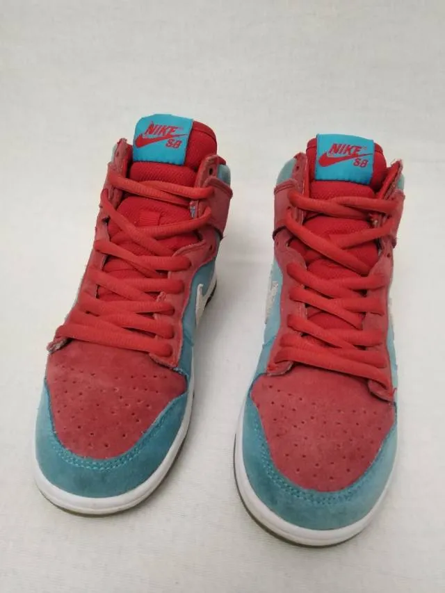 2009 nike sb dunk high bloody gums 313171-611 women