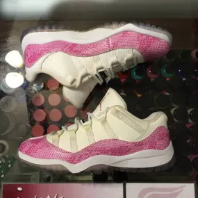 2013 nike air jordan xi pink snakeskin