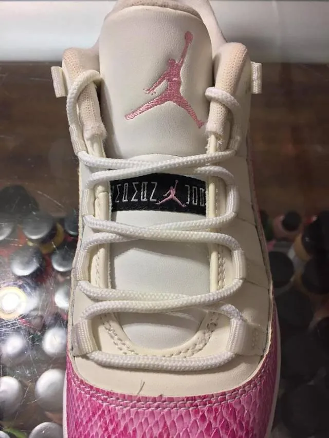 2013 nike air jordan xi pink snakeskin