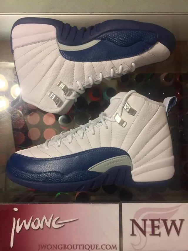 2016 nike air jordan xii french blue youth damaged box