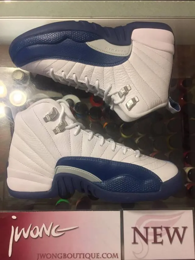 2016 nike air jordan xii french blue youth damaged box