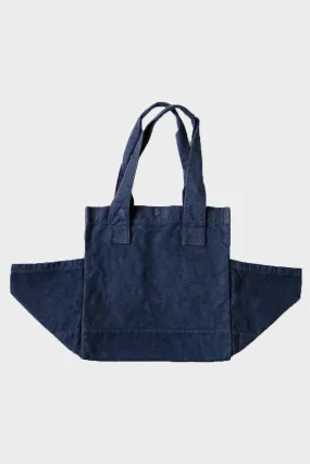 #6 Canvas Standard Tote (L) - Navy