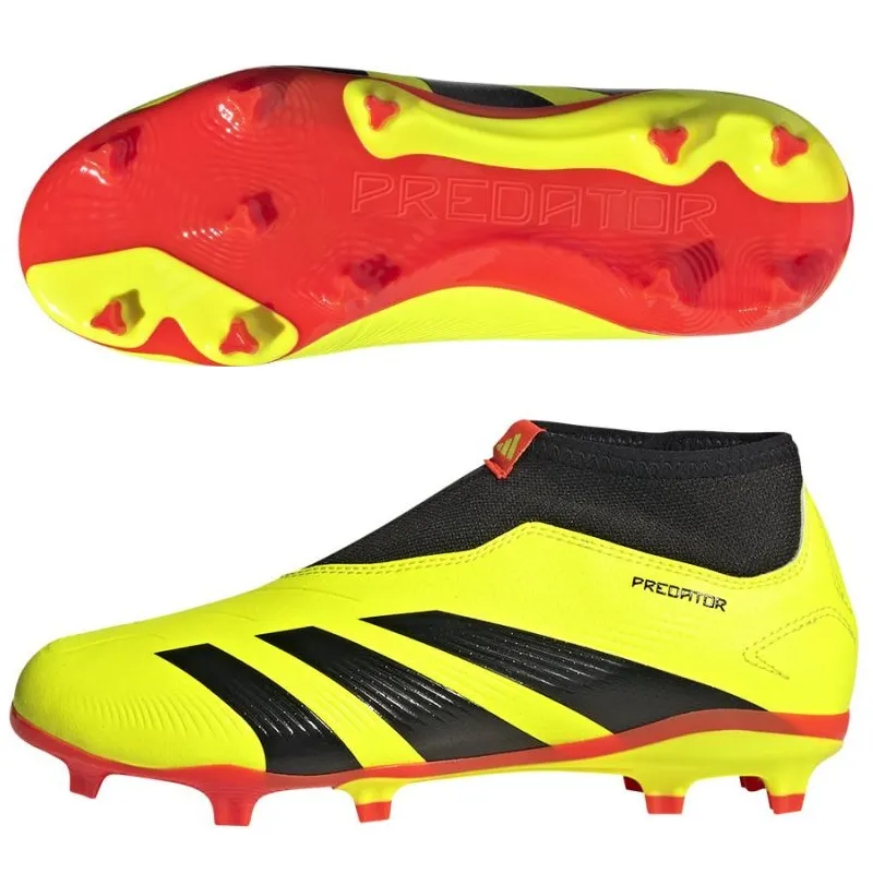 adidas Junior Predator League Laceless FG Cleats