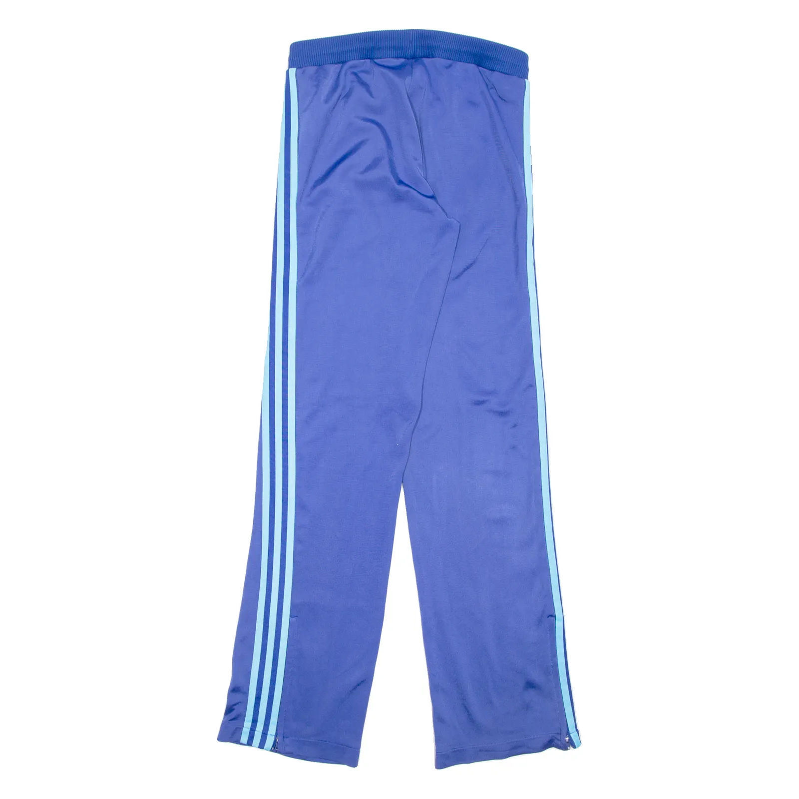 ADIDAS Mens Track Pants Blue Wide-Leg S W26 L33