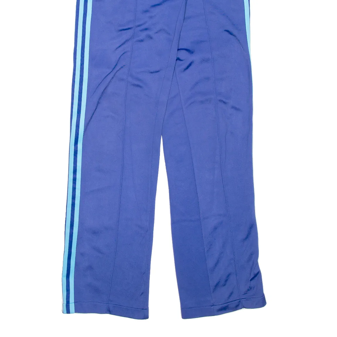 ADIDAS Mens Track Pants Blue Wide-Leg S W26 L33