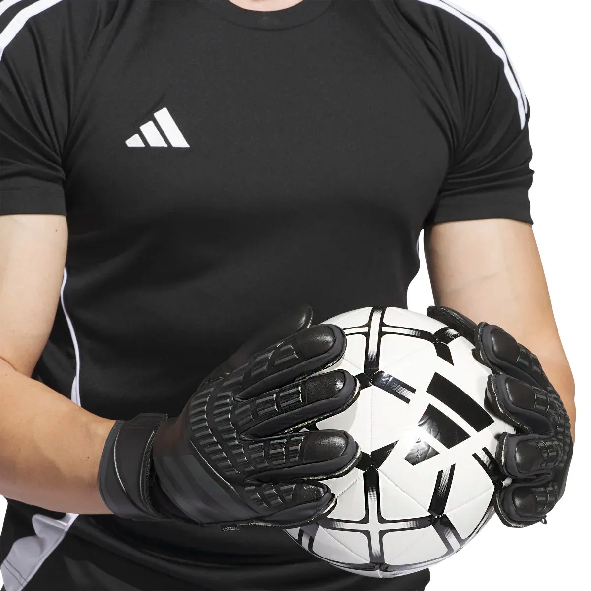 adidas Predator Match Fingersave Adult Soccer Goalie Gloves