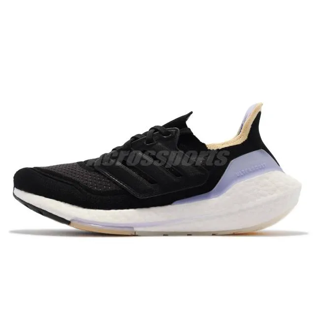 adidas Ultraboost 21 W Black Purple White Women Running ...