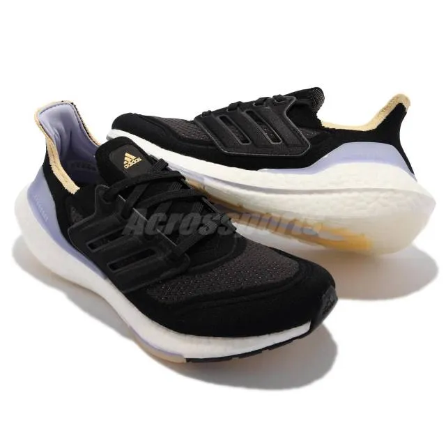 adidas Ultraboost 21 W Black Purple White Women Running ...