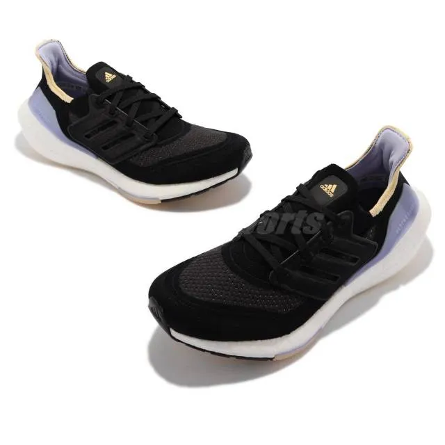 adidas Ultraboost 21 W Black Purple White Women Running ...