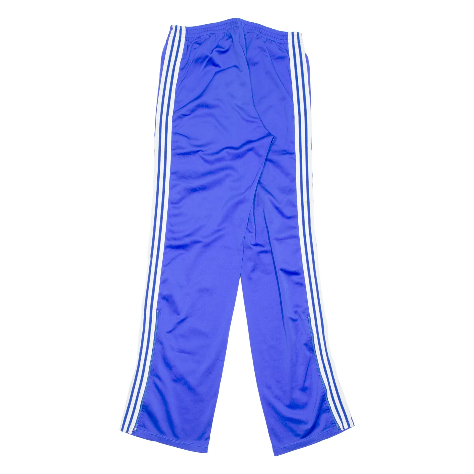 ADIDAS Womens Track Pants Blue Wide-Leg M W26 L34