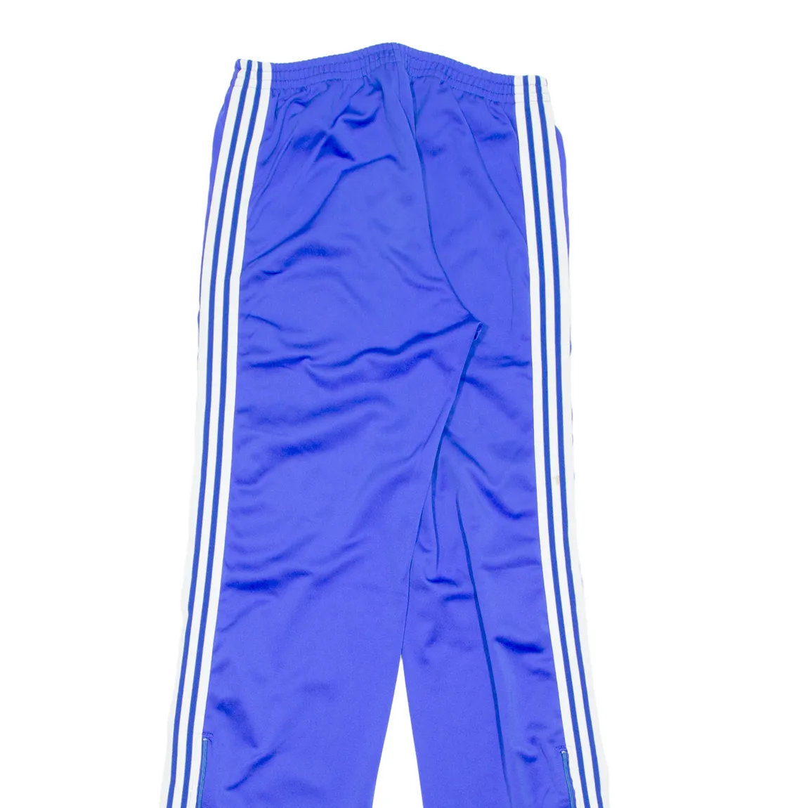 ADIDAS Womens Track Pants Blue Wide-Leg M W26 L34