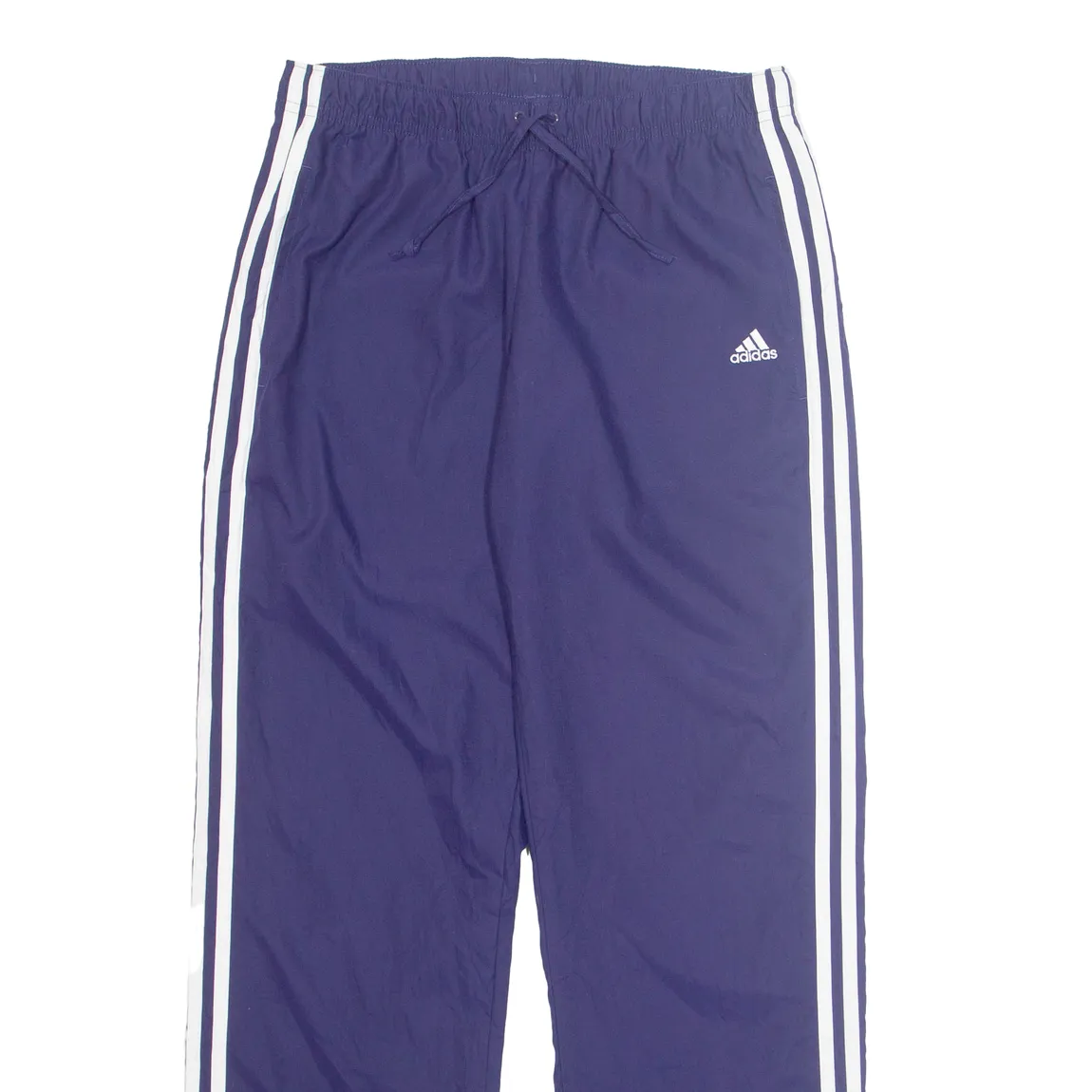 ADIDAS Womens Track Pants Purple Wide-Leg M W28 L31