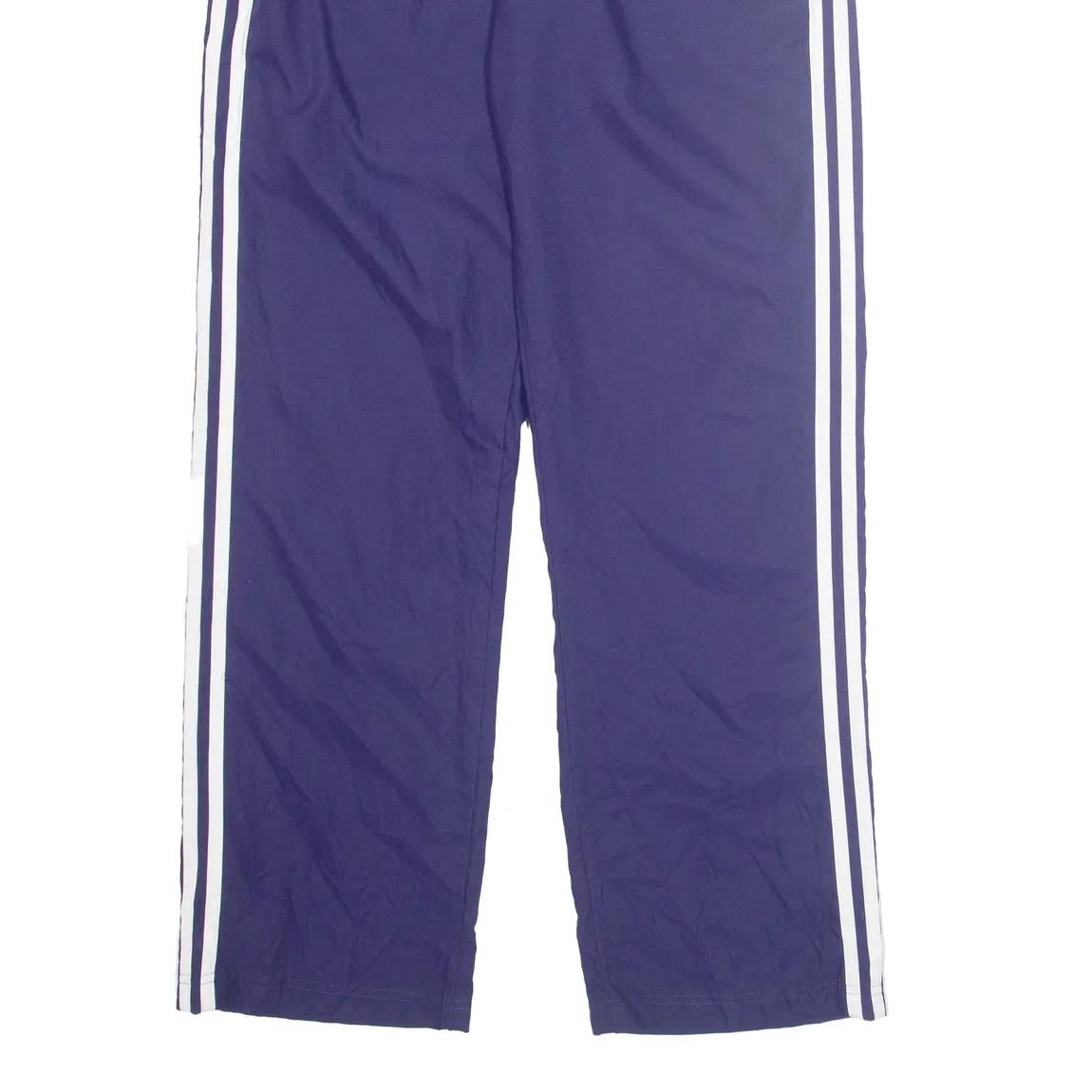 ADIDAS Womens Track Pants Purple Wide-Leg M W28 L31