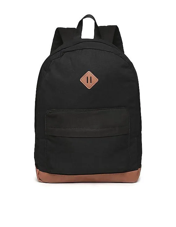 Aeropostale Contrast Panel Canvas Backpack