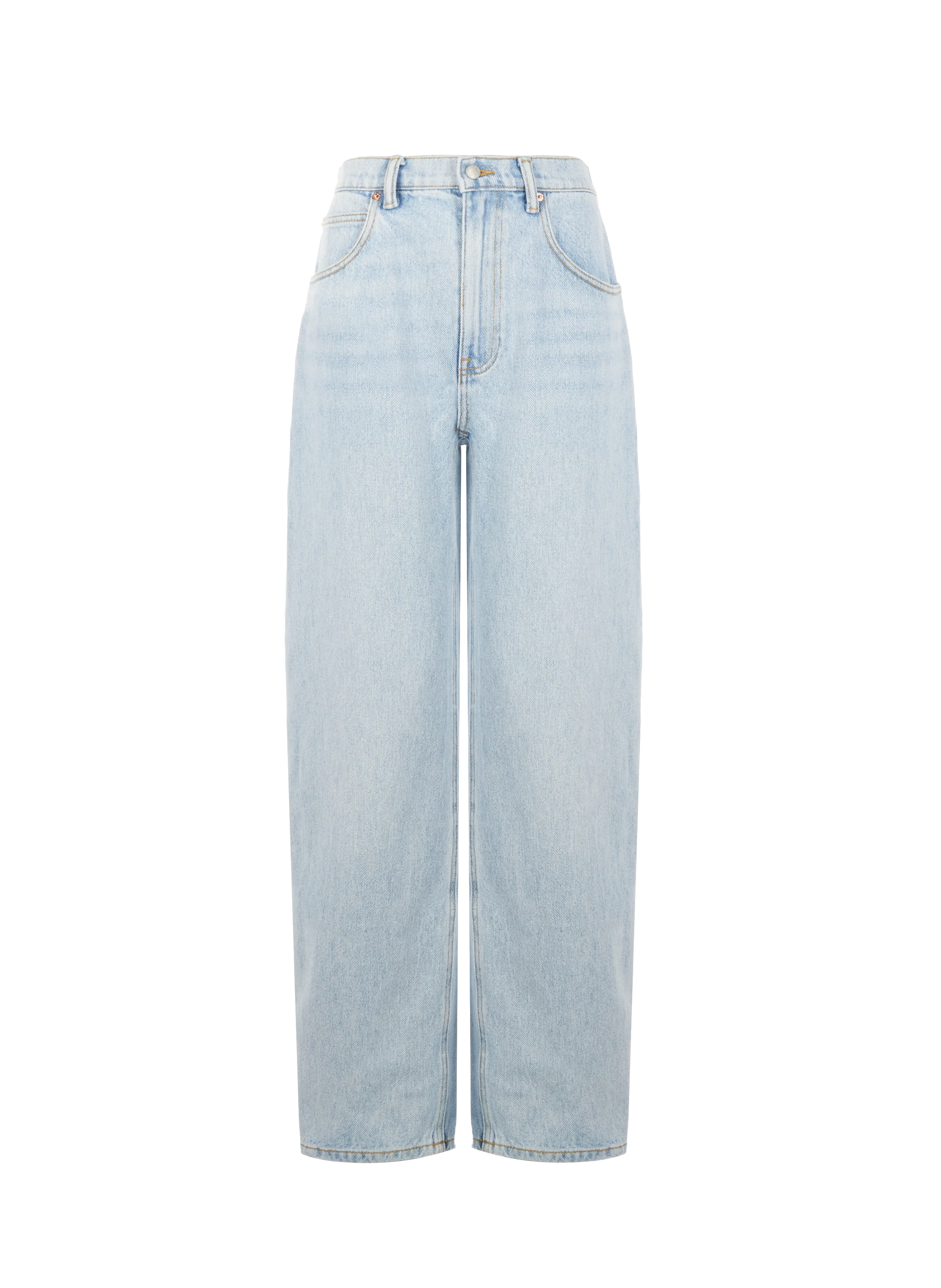 Alexander wang  Wide-leg jeans with zip slit in the back - Blue