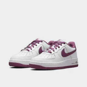 Authentic nike air force 1 white light bordeaux dh9600 101 gs size y / women