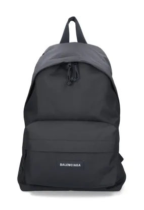 Balenciaga Logo Patch Backpack