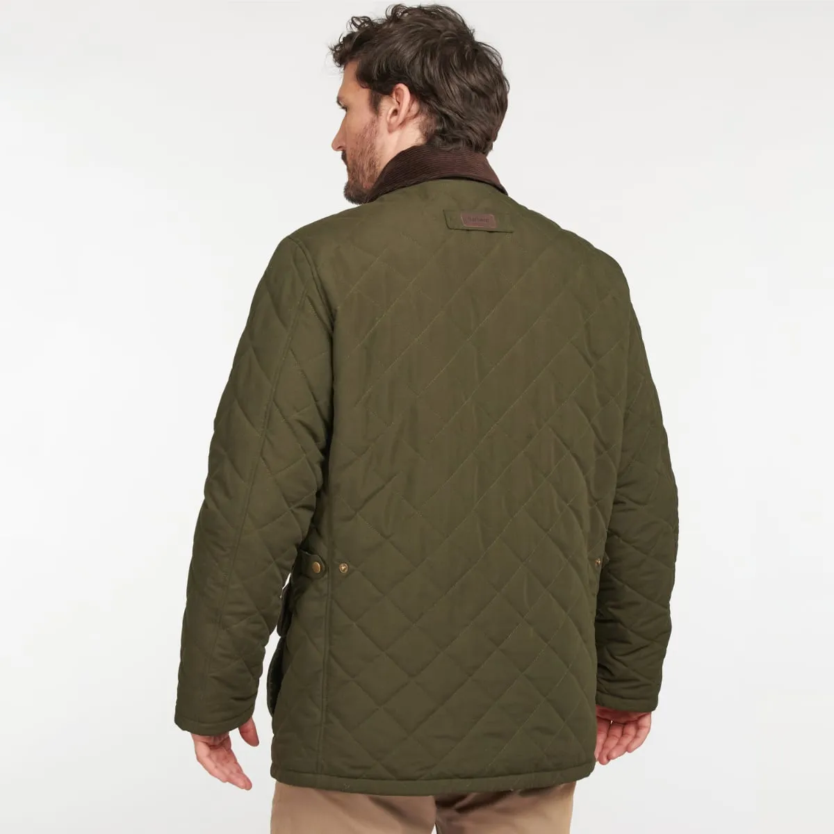 Barbour Waterproof Burton Quilted Men's Jacket | Dark Olive