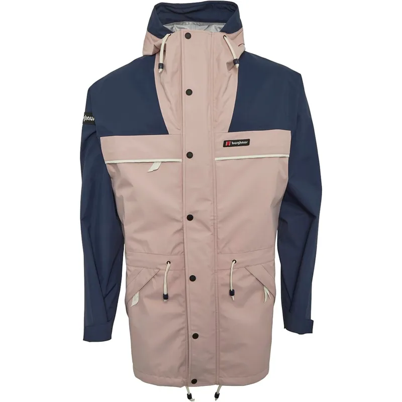 Berghaus Dean Street Tempest 89 3-Layer Hydroshell Waterproof Shell Jacket Light Pink/Dark Blue