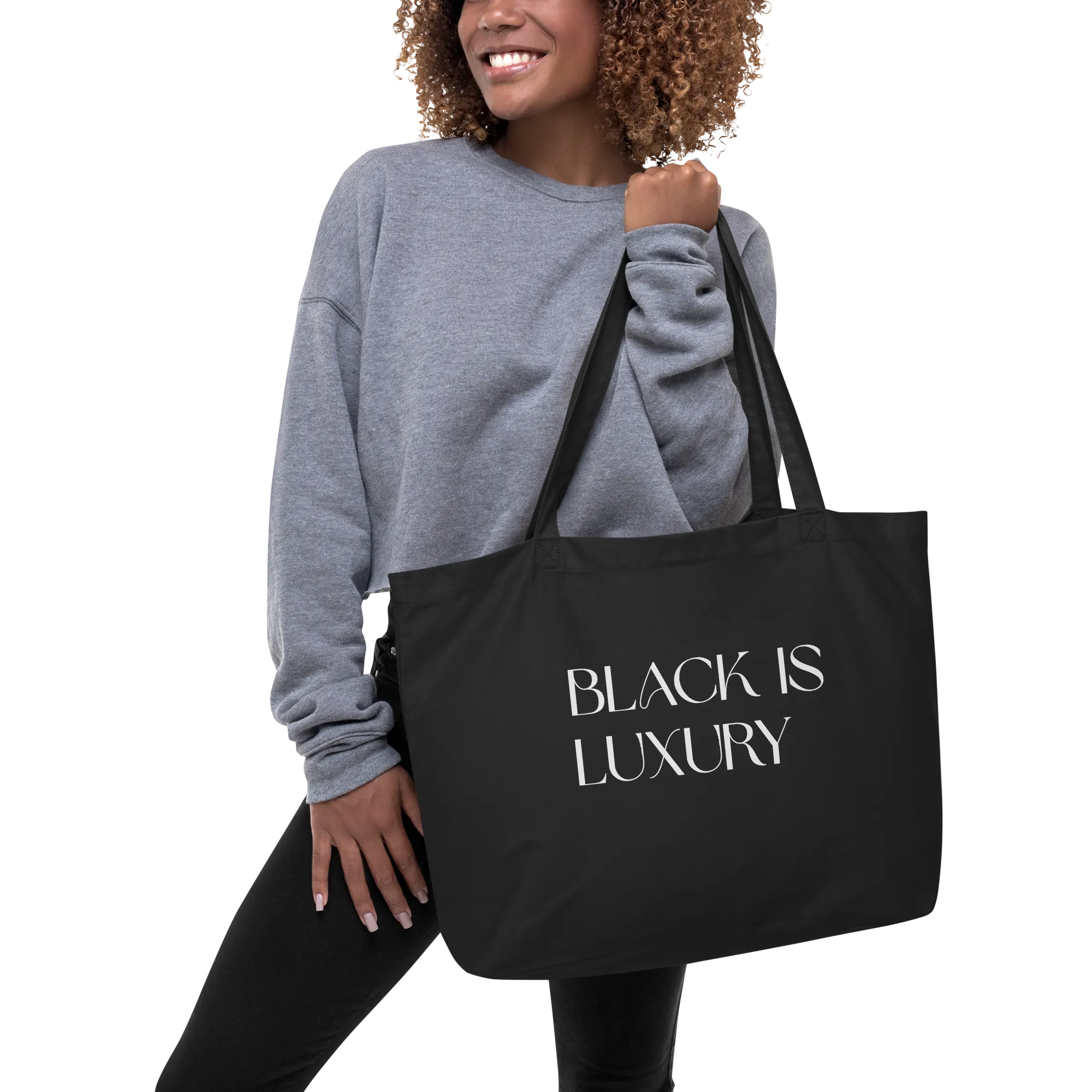 Black is Luxury Eco Tote