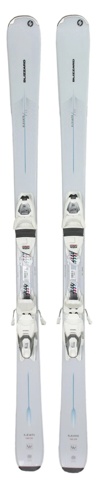 Blizzard Elevate 7.7 Ladies Snow Skis With Marker TLT10 Binding