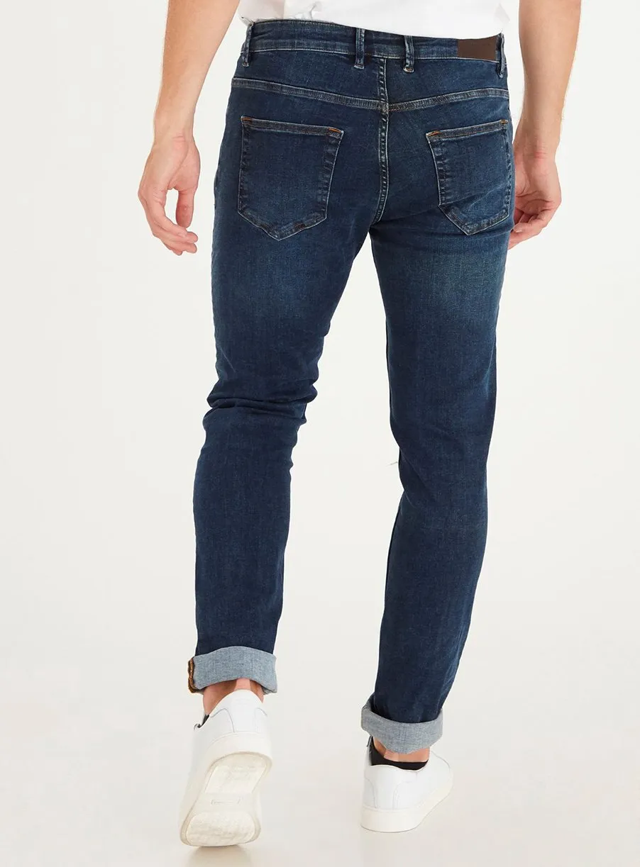 Buy CASUAL FRIDAY CFRY Ultraflex Mid Jean W32 L32 | Jeans | Tu