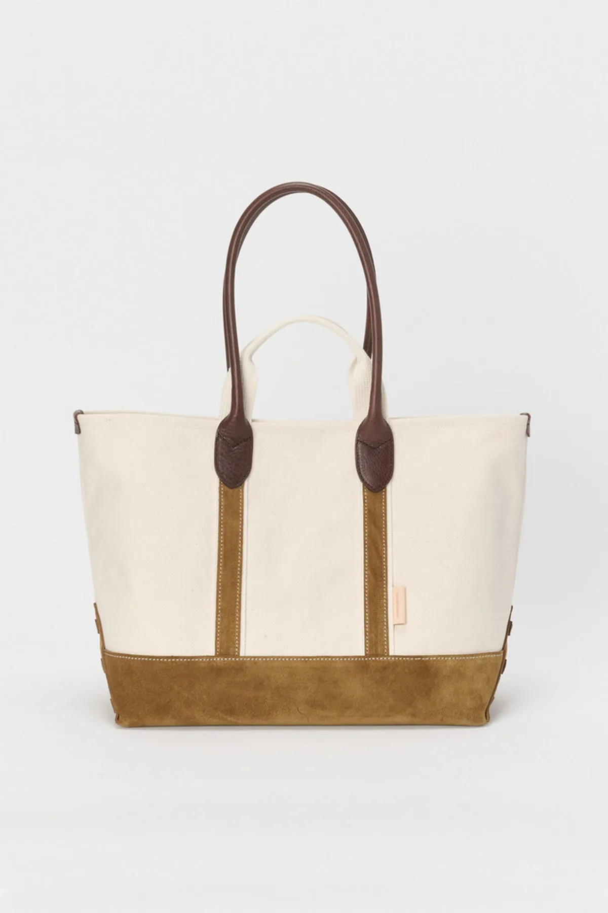 Camp Suede Handle Tote - Camel