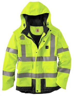 Carhartt High-Visibility Class 3 Waterproof Jacket - Big & Tall