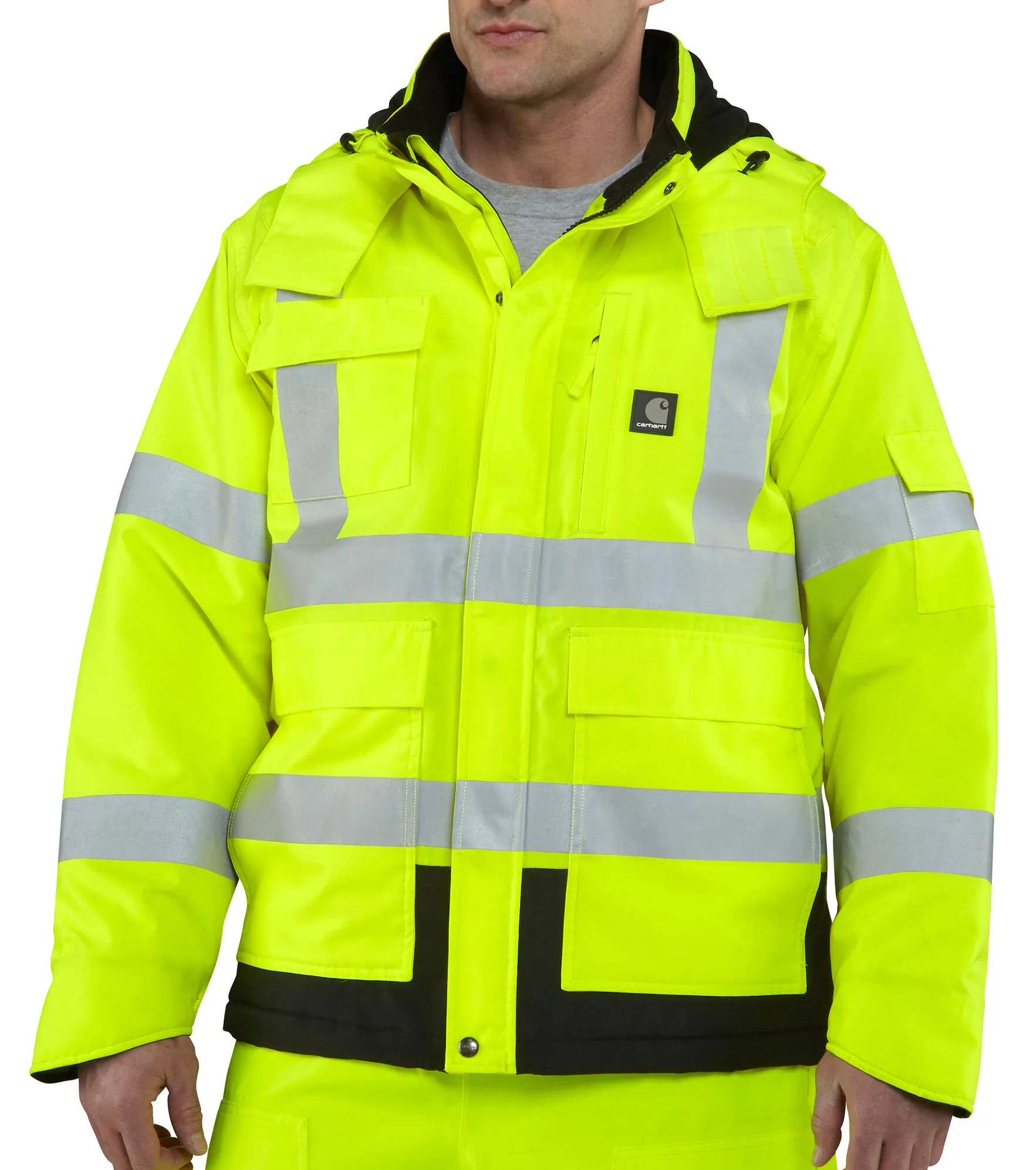 Carhartt High-Visibility Class 3 Waterproof Jacket - Big & Tall