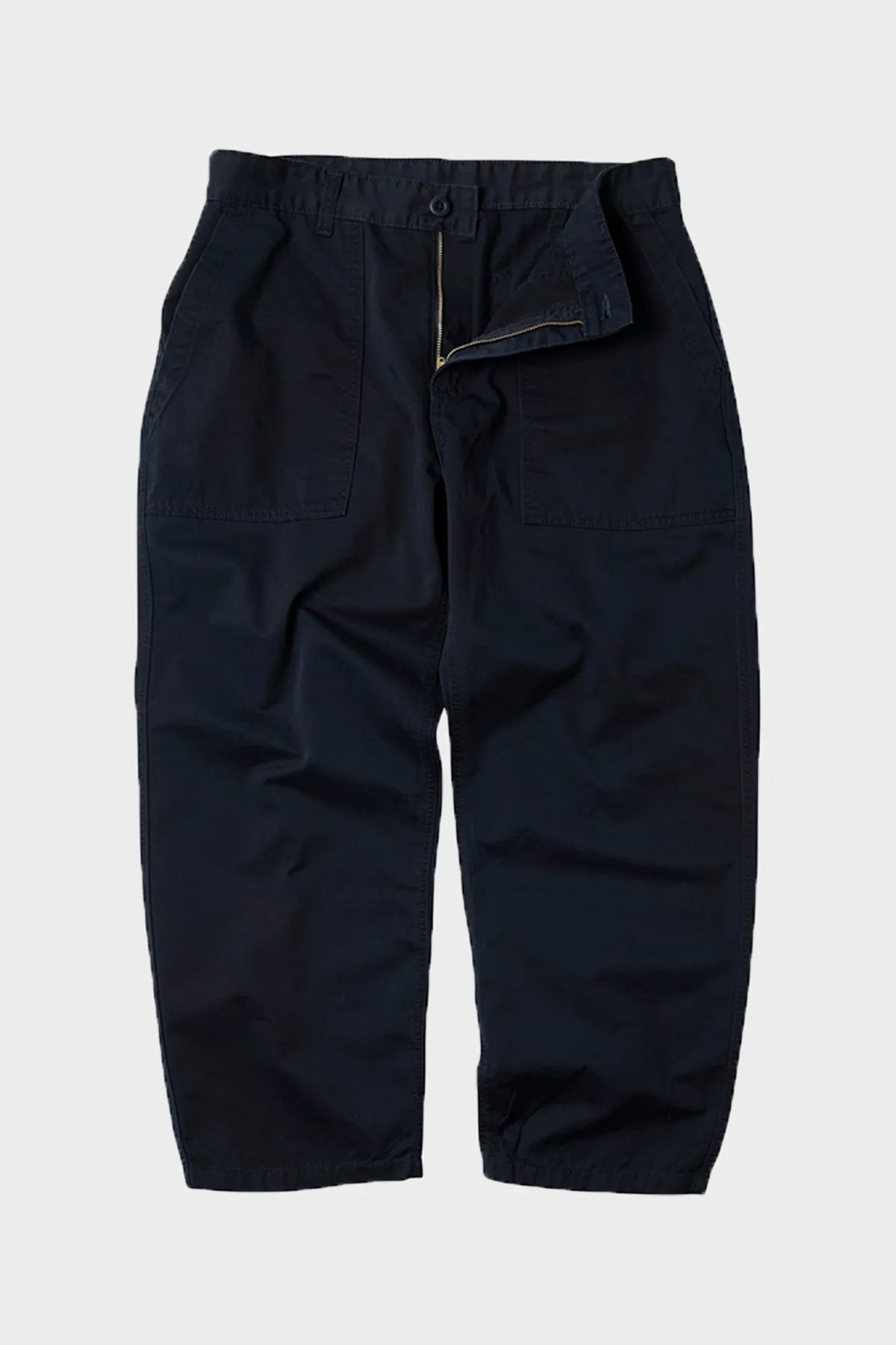 Chino Wide Fatigue Pants - Navy