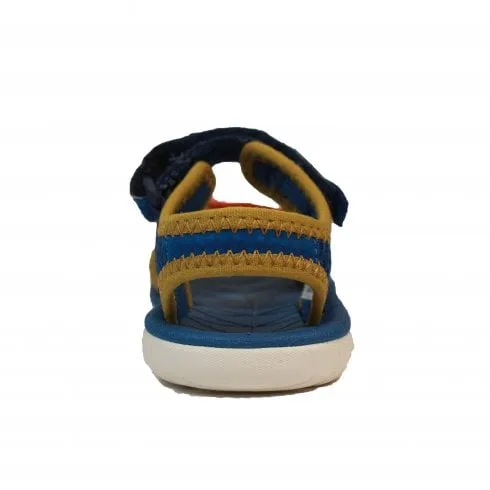 Clarks Surfing Tide Toddler | Blue | Children's Water Friendly Adjustable Sandals