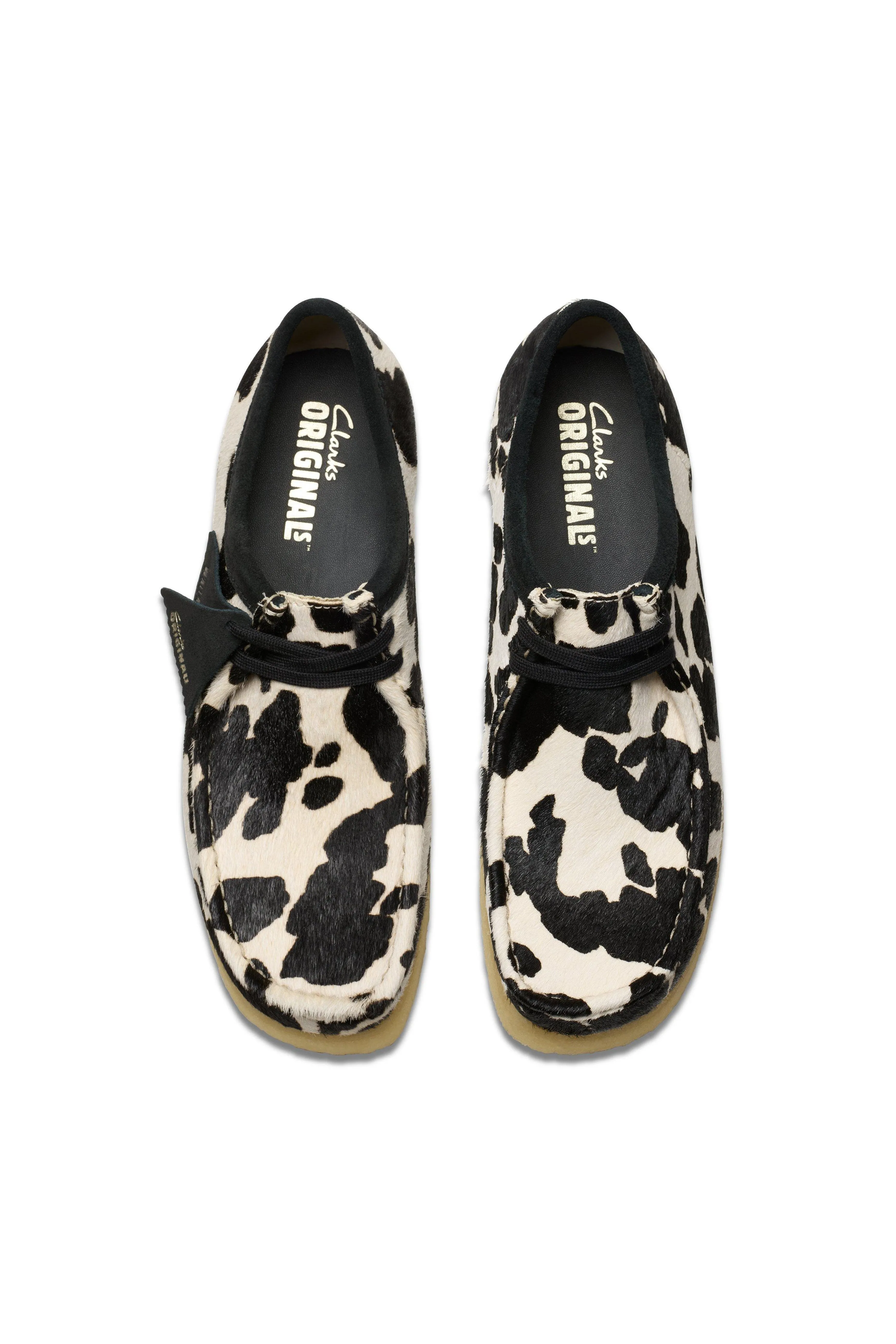 Clarks Wallabee in Cow Print