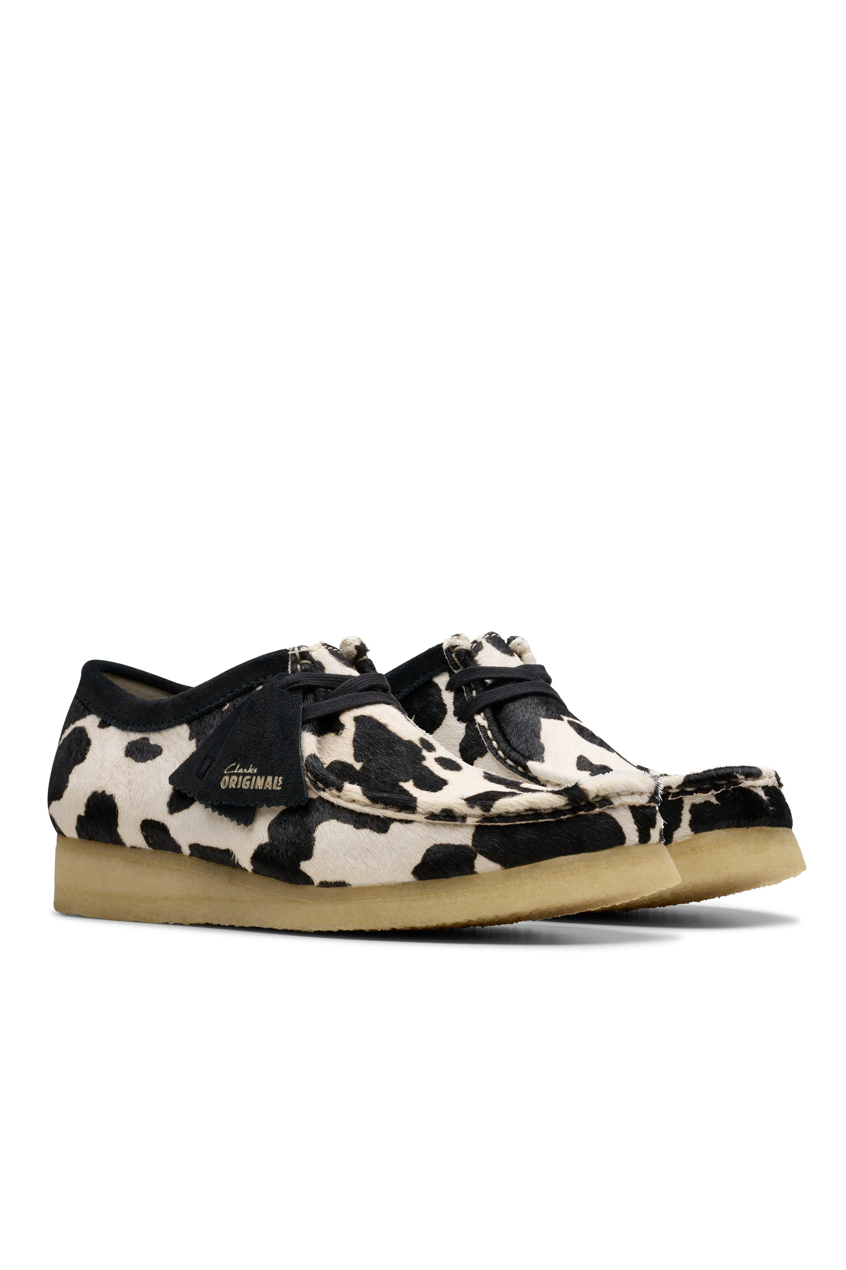 Clarks Wallabee in Cow Print