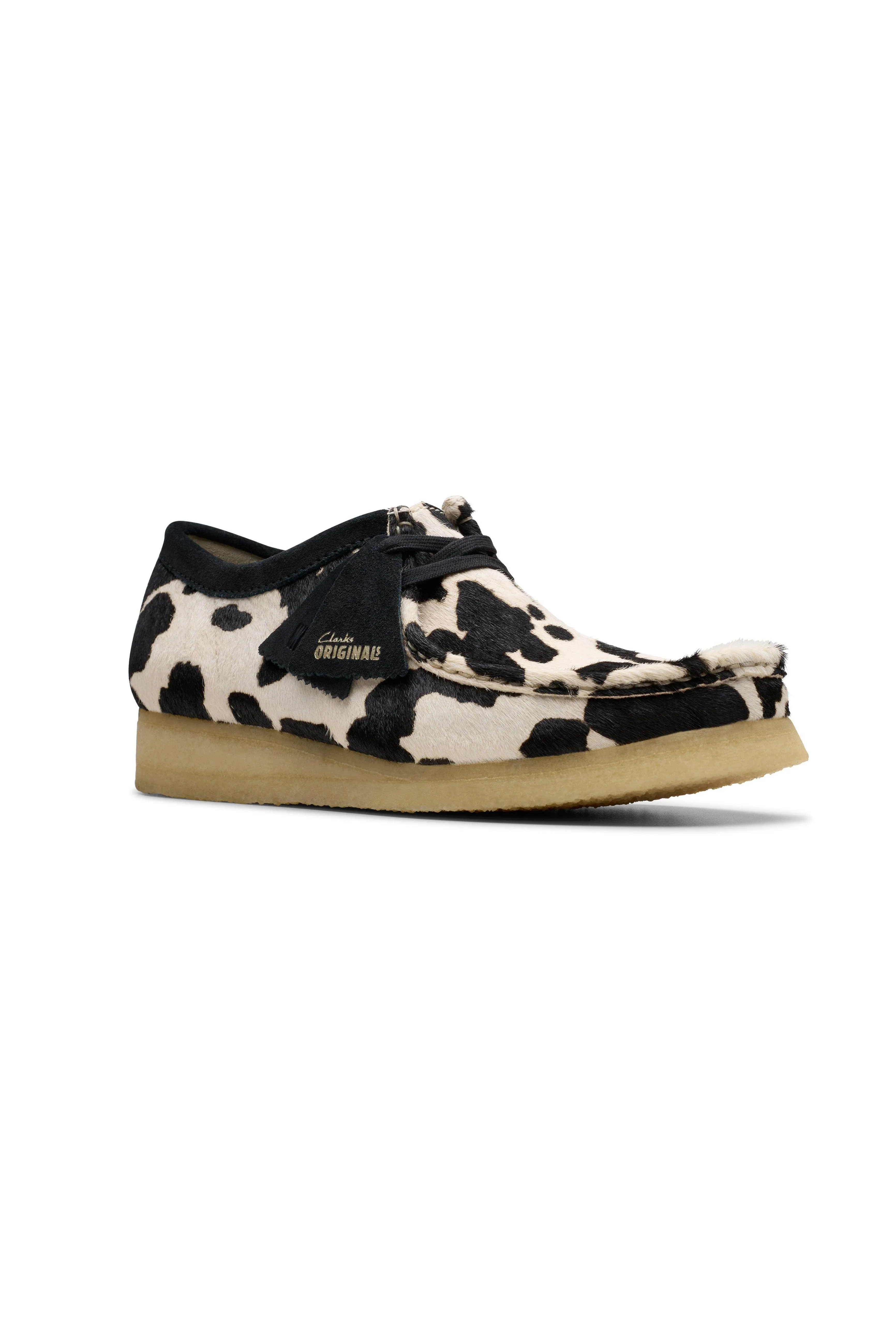 Clarks Wallabee in Cow Print