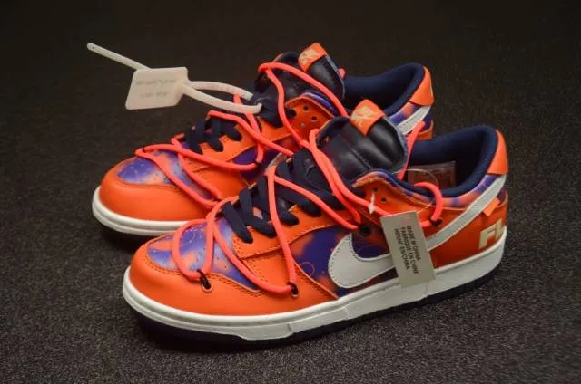 Click image to enlarge off-white x nike sb dunk low orange perpl