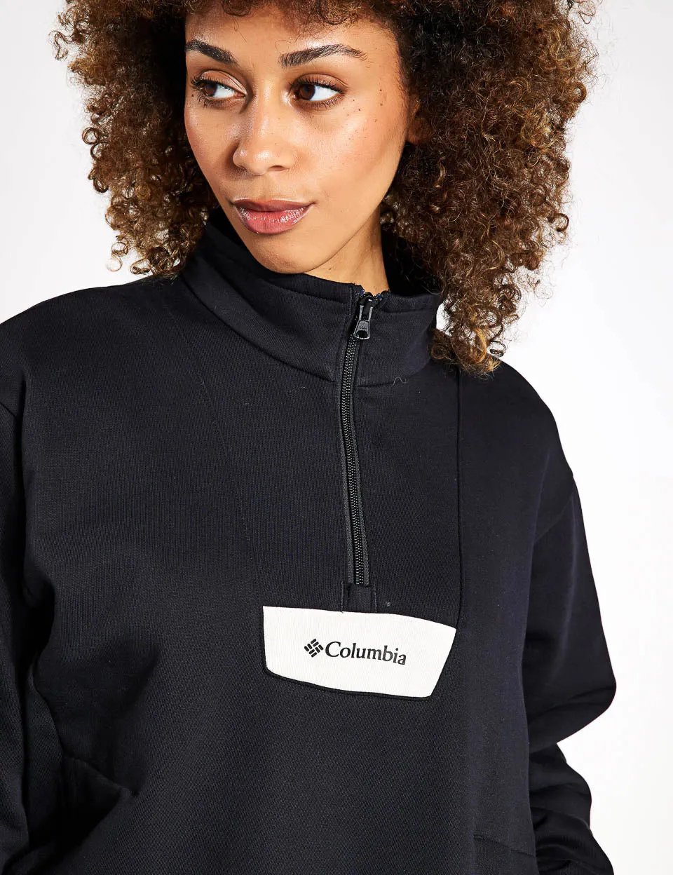 Columbia Lodge Quarter Zip - Black/Dark Stone