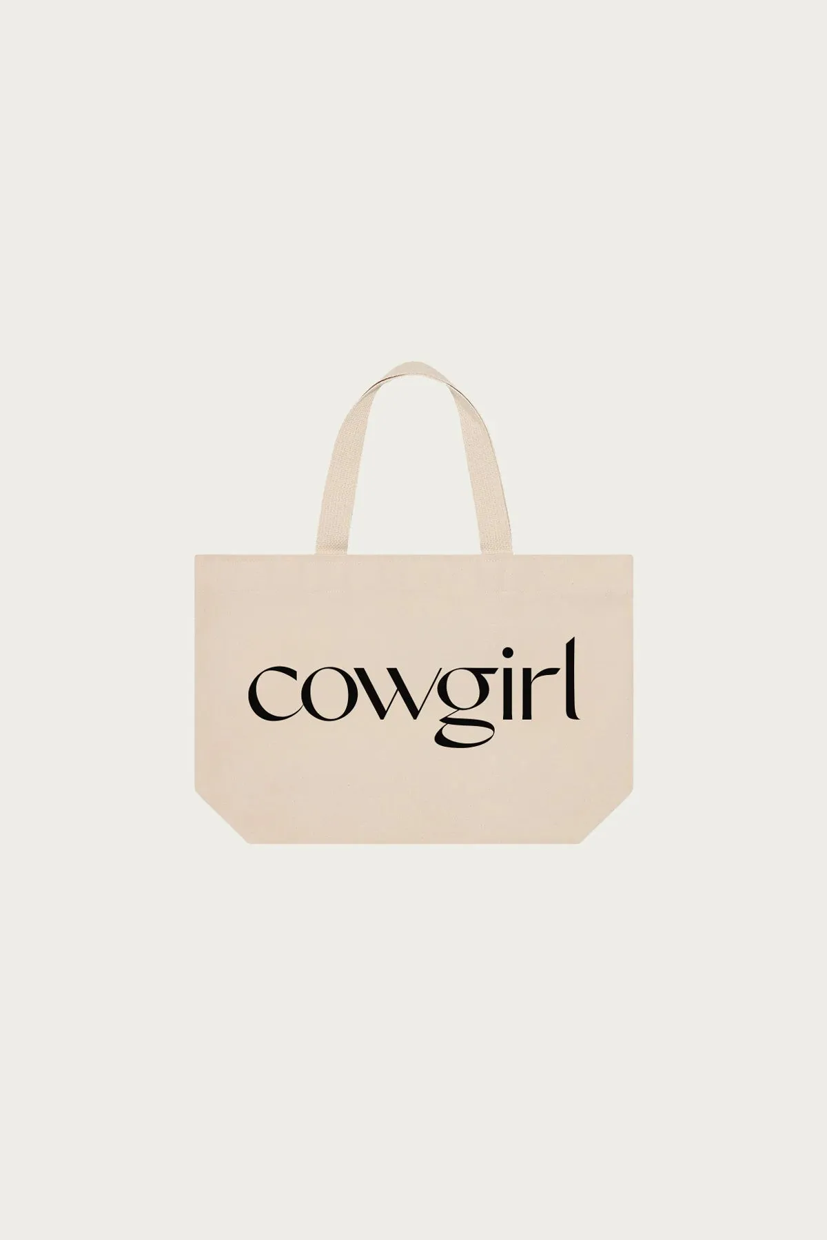 Cowgirl Logo Tote - Natural