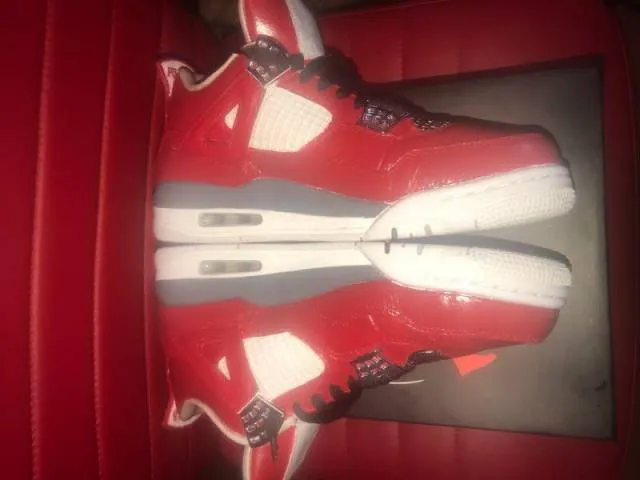 Custom nike air jordan retro 4 pure$ sz 8