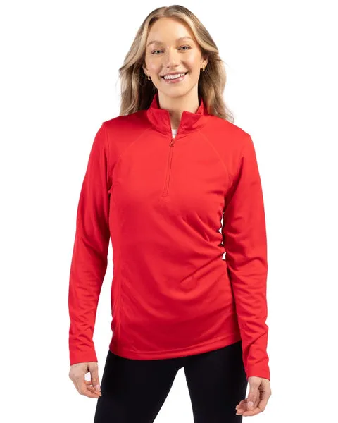 Cutter & Buck - Clique Women's Ice Pique Half Zip Pullover