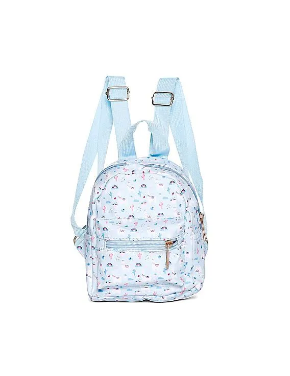 Day 2 Day Girls Blue Allover Print Backpack