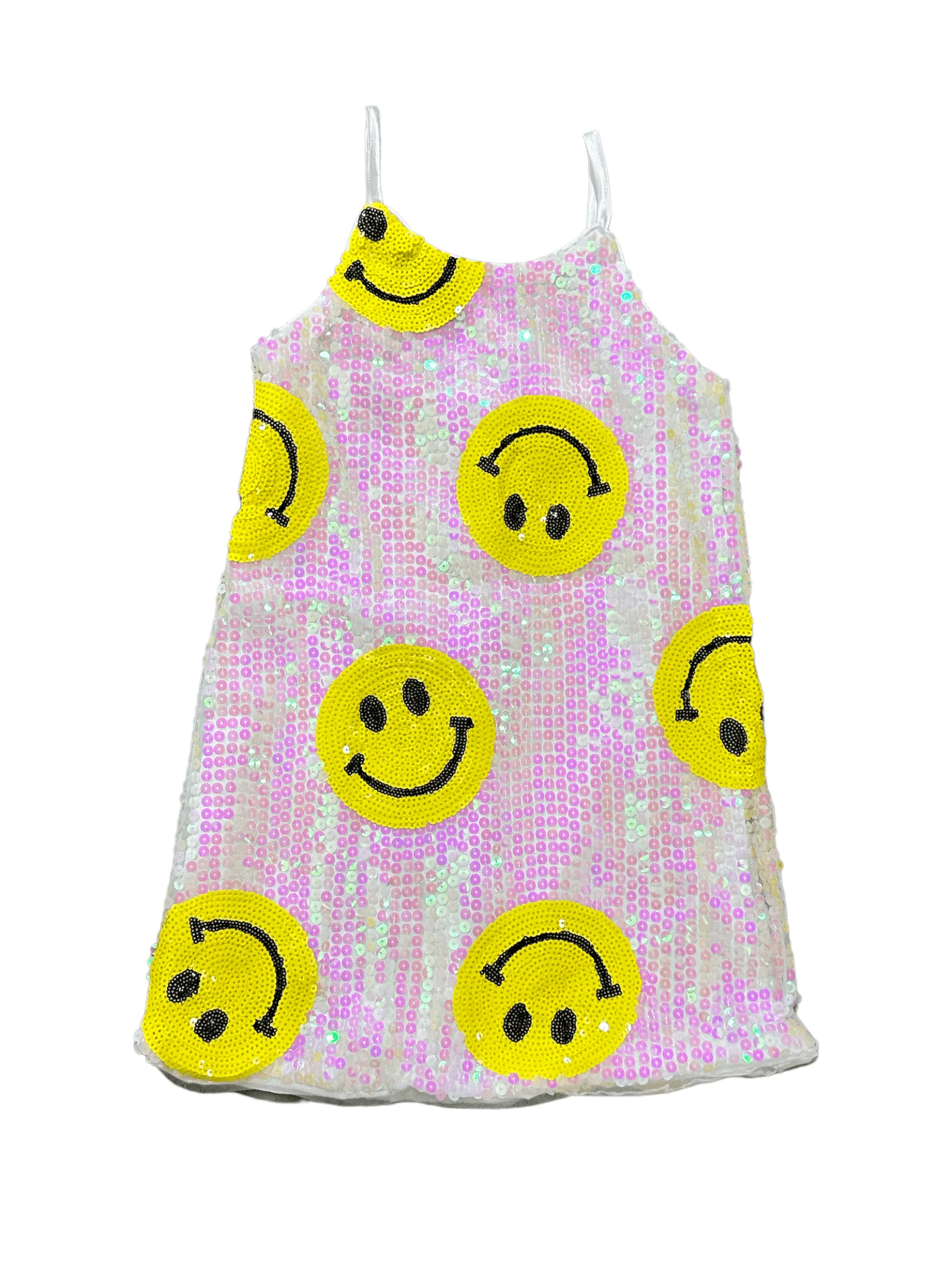 Don't Worry Be Happy Tank Dress Sequin Tank Dress