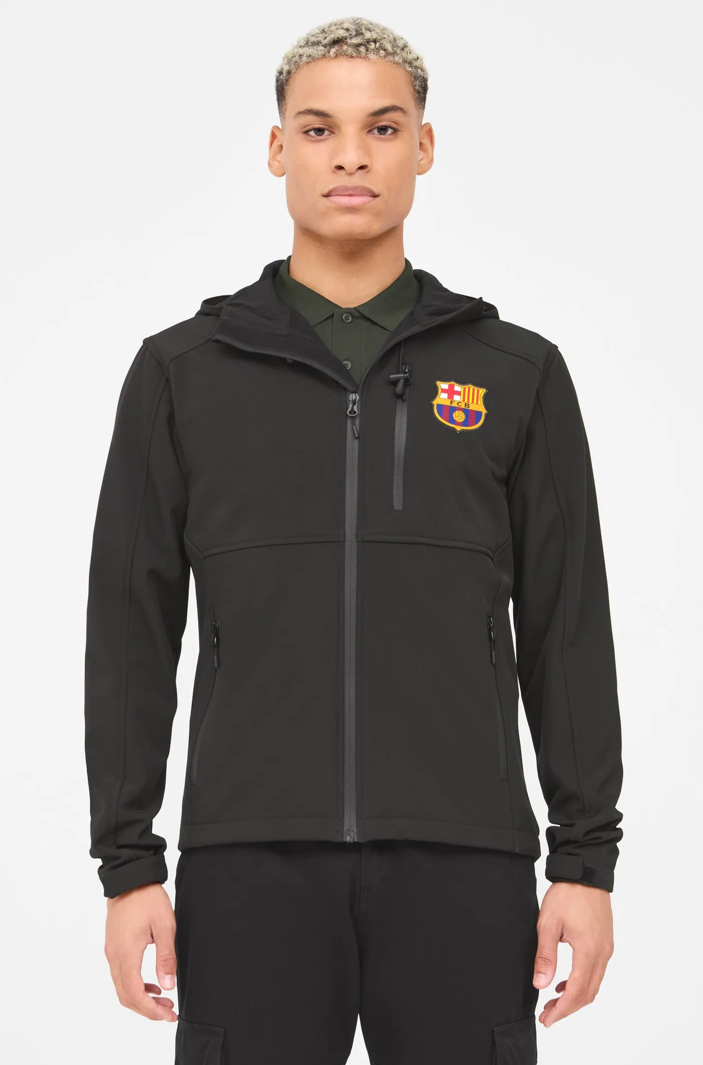 FC Barcelona Softshell black Jacket