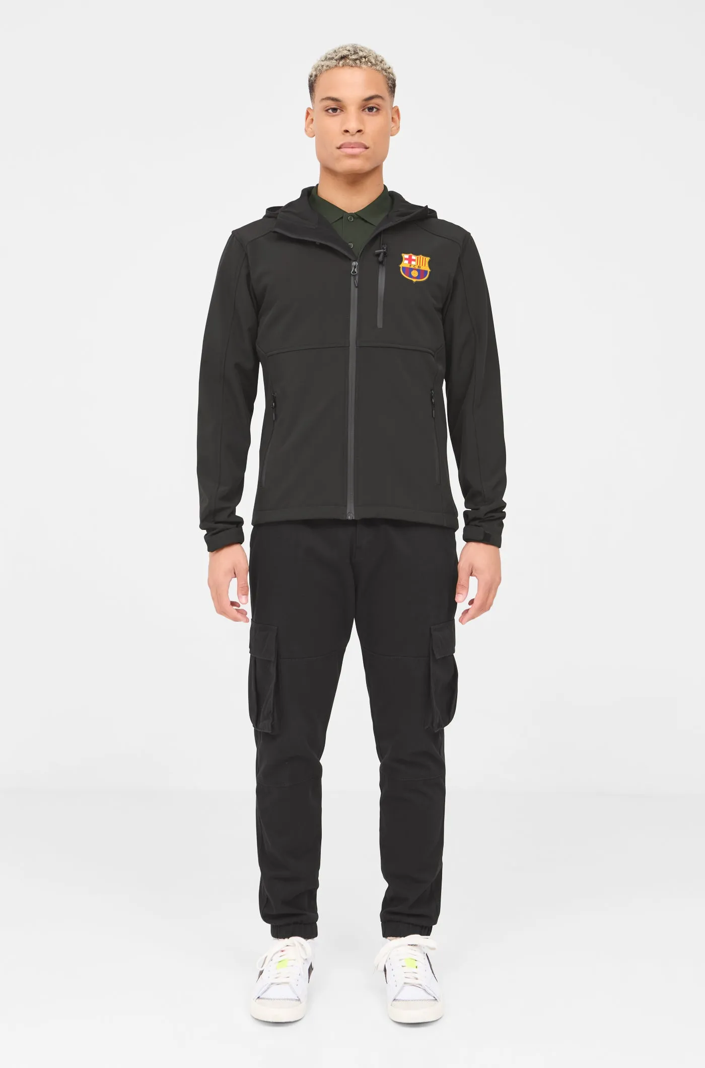 FC Barcelona Softshell black Jacket