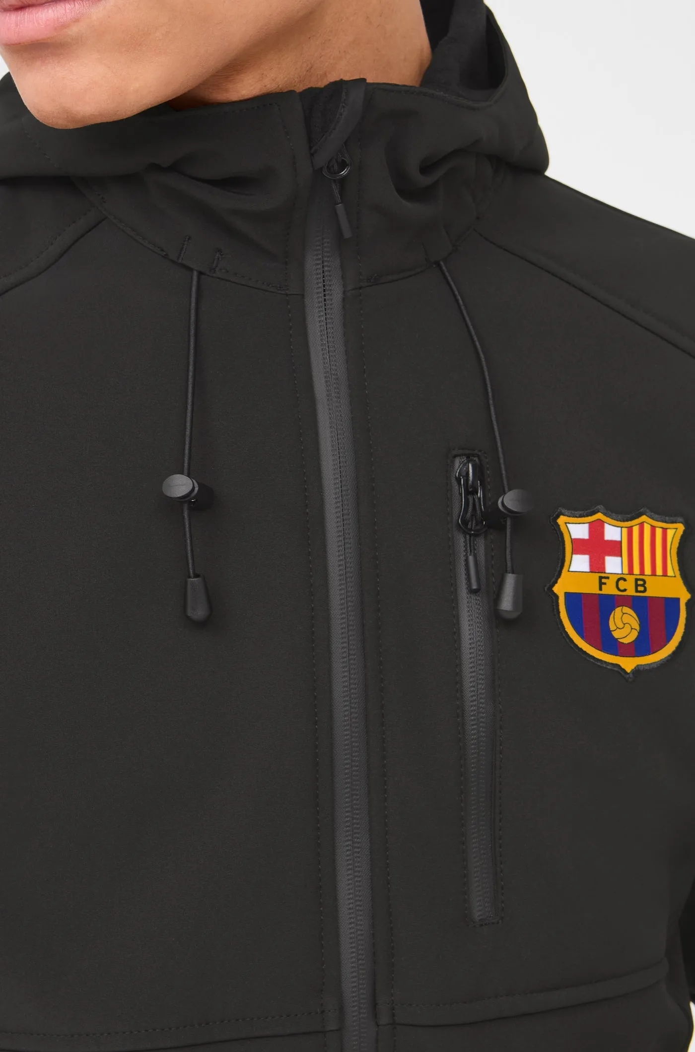 FC Barcelona Softshell black Jacket