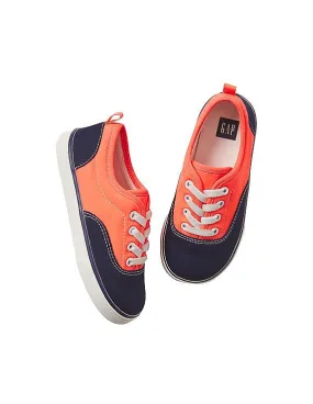 GAP Baby Orange Classic Slip On Trainers