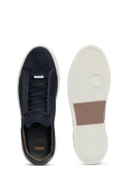 Gary Italian-made trainers in leather and suede