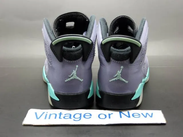 Girls nike air jordan vi 6 iron purple retro gp 2014 sz 11c