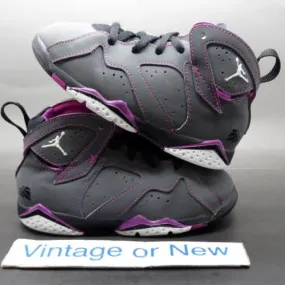 Girls nike air jordan vii 7 valentines retro gt 2015 sz 10c